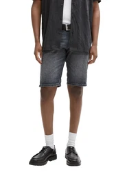 TOM TAILOR DENIM Shorts 'PIERS' schwarz