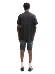 TOM TAILOR DENIM Shorts 'PIERS' schwarz