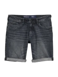 TOM TAILOR DENIM Shorts 'PIERS' schwarz