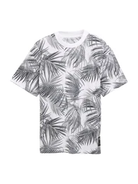 T-Shirt grau / schwarz / wei