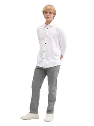TOM TAILOR DENIM Hemd weiß