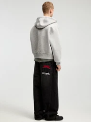 Pull&Bear Sweatjacke 'STWD' graumeliert