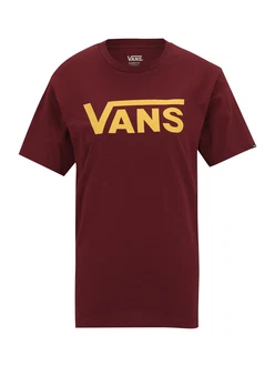 VANS T-Shirt 'CLASSIC' burgunderrot/würziger senf/goldgelb/bordeaux