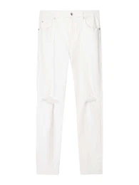 Jeans white denim