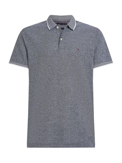 TOMMY HILFIGER Poloshirt nachtblau/knallrot/weiß TOMMY HILFIGER Poloshirt nachtblau/knallrot/weiß