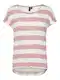VERO MODA Majica  roza / bela