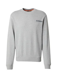 Sweatshirt 'B-SOVANA' marine / taubenblau / graumeliert / orange