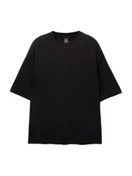 Pull&Bear T-Shirt schwarz