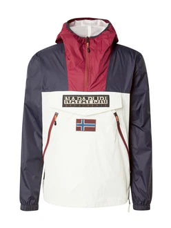 NAPAPIJRI Jacke 'RAINFOREST' marine/enzian/blutrot/offwhite