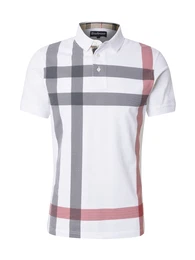 Poloshirt 'Blaine' navy / rot / wei