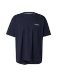 GUESS JEANS T-Shirt marine/blutrot/weiß