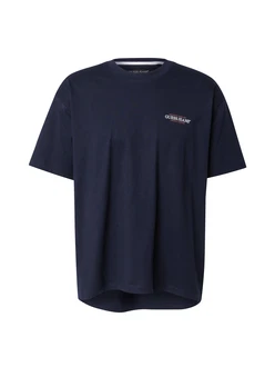 GUESS JEANS T-Shirt marine/blutrot/weiß GUESS JEANS T-Shirt marine/blutrot/weiß