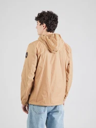 NAPAPIJRI Jacke 'RAINFOREST' navy/cappuccino/blutrot/schwarz