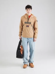 NAPAPIJRI Jacke 'RAINFOREST' navy/cappuccino/blutrot/schwarz
