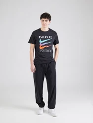 Nike Sportswear T-Shirt hellblau/orange/schwarz/weiß