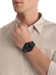 Calvin Klein Uhr schwarz/weiß