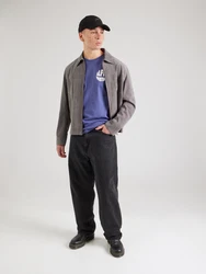 ALPHA INDUSTRIES T-Shirt violettblau/weiß
