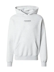 ALPHA INDUSTRIES Sweatshirt Studio Edition hellgrau/brombeer/schwarz