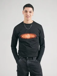 ALPHA INDUSTRIES T-Shirt 'Lightning' orange/schwarz/offwhite