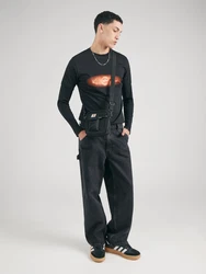 ALPHA INDUSTRIES T-Shirt 'Lightning' orange/schwarz/offwhite