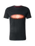 ALPHA INDUSTRIES T-Shirt 'Lightning' orange/schwarz/offwhite
