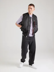 ALPHA INDUSTRIES Weste 'MA-1' rot/schwarz/offwhite