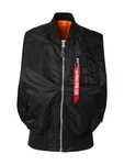 ALPHA INDUSTRIES Weste 'MA-1' rot/schwarz/offwhite