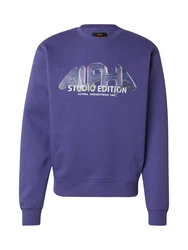 ALPHA INDUSTRIES Sweatshirt Studio Edition Vibe lila/weiß