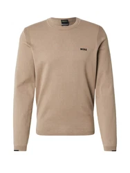 BOSS Pullover 'Ever-X' hellbraun