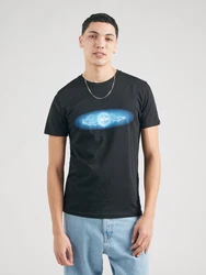 ALPHA INDUSTRIES T-Shirt 'Lightning' neonblau/schwarz/weiß