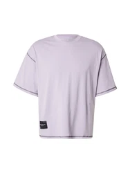 ALPHA INDUSTRIES T-Shirt 'Studio' dunkelgrau/flieder/dunkellila