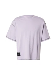 T-Shirt 'Studio' dunkelgrau / flieder / dunkellila / schwarz