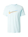 Nike Sportswear T-Shirt SWSH blau/hellblau/dunkelorange