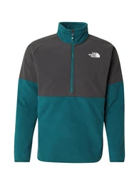 Sportpullover 'GLACIER' dunkelgrau / petrol