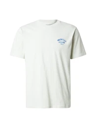 T-Shirt 'SMALL LOGO TEE' hellblau / offwhite