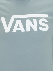 VANS T-Shirt 'CLASSIC' taubenblau/weiß