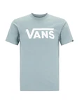 VANS T-Shirt 'CLASSIC' taubenblau/weiß VANS T-Shirt 'CLASSIC' taubenblau/weiß