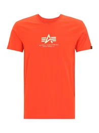 T-Shirt neonorange / wei
