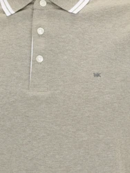 Michael Kors Shirt 'GREENWICH' graumeliert/weiß