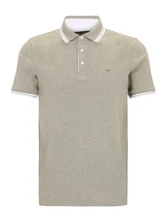 Michael Kors Shirt 'GREENWICH' graumeliert/weiß