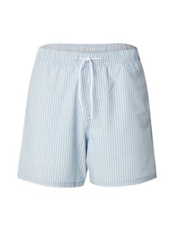 Boxershorts pastellblau / wei