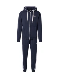 Jogginganzug navy / wei