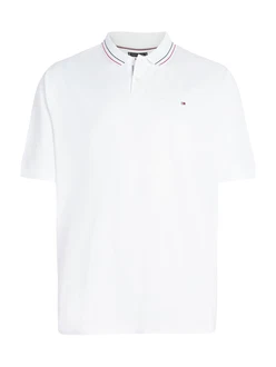 Tommy Hilfiger Poloshirt BT-PLACKET INTEREST REG POLO-B marine/rot/weiß