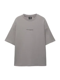 T-Shirt grau / schwarz