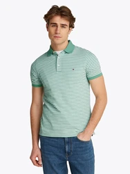 Tommy Hilfiger Poloshirt Core 1985 1985 SLIM POLO kiwi/weiß