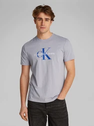 Calvin Klein Jeans T-Shirt 'HERO' blau/pastelllila/weiß