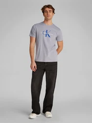 Calvin Klein Jeans T-Shirt 'HERO' blau/pastelllila/weiß