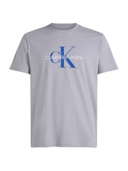 Calvin Klein Jeans T-Shirt 'HERO' blau/pastelllila/weiß
