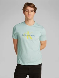Calvin Klein Jeans T-Shirt 'HERO' blau/dunkelgelb/mint
