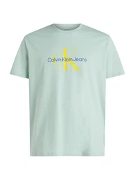 T-Shirt 'HERO' blau / dunkelgelb / mint